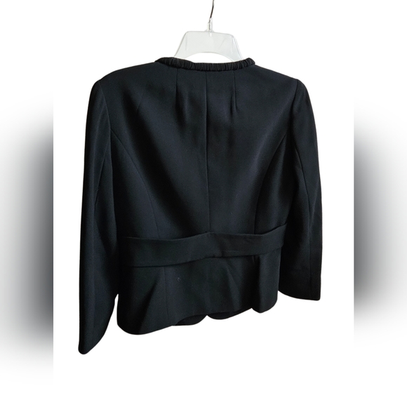 Sandra Angelozzi - statement black work blazer with great detailing - us size 2 - Picture 2 of 5